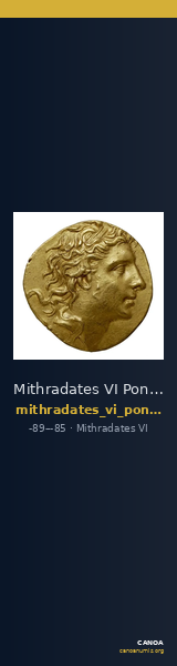 Mithradates VI Pontus Callataÿ 1997 Idealized, Pergamenian era — CANOA