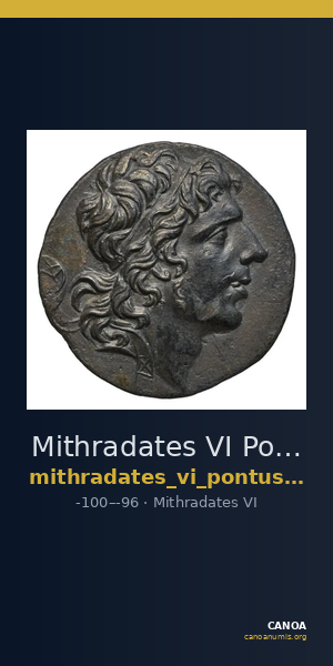 Mithradates VI Pontus Callataÿ 1997 Realistic, undated — CANOA