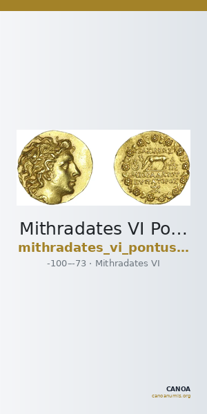 Mithradates VI Pontus Callataÿ 1997 stater — CANOA