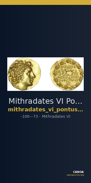 Mithradates VI Pontus Callataÿ 1997 stater — CANOA