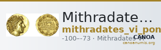 Mithradates VI Pontus Callataÿ 1997 stater — CANOA