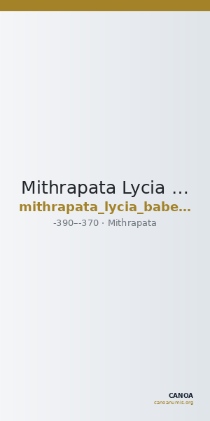 Mithrapata Lycia Babelon 1910 460 — CANOA
