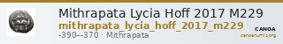 Mithrapata Lycia Hoff 2017 M229 — CANOA
