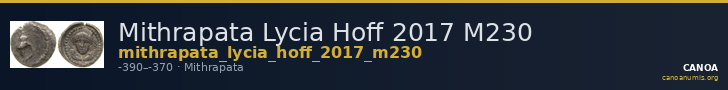 Mithrapata Lycia Hoff 2017 M230 — CANOA