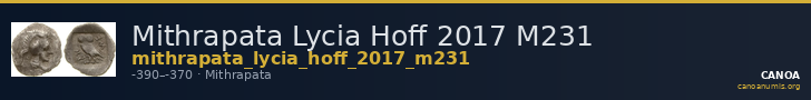 Mithrapata Lycia Hoff 2017 M231 — CANOA