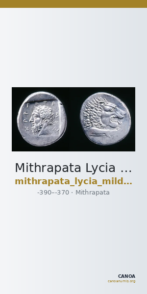 Mithrapata Lycia Mildenberg 1965 A.1-6 — CANOA