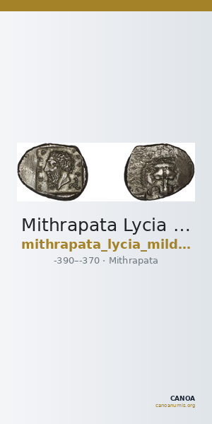 Mithrapata Lycia Mildenberg 1965 A.7-12 — CANOA