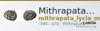 Mithrapata Lycia Mildenberg 1965 A.7-12 — CANOA