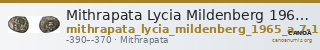 Mithrapata Lycia Mildenberg 1965 A.7-12 — CANOA