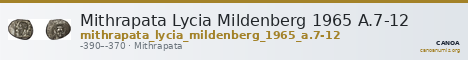Mithrapata Lycia Mildenberg 1965 A.7-12 — CANOA