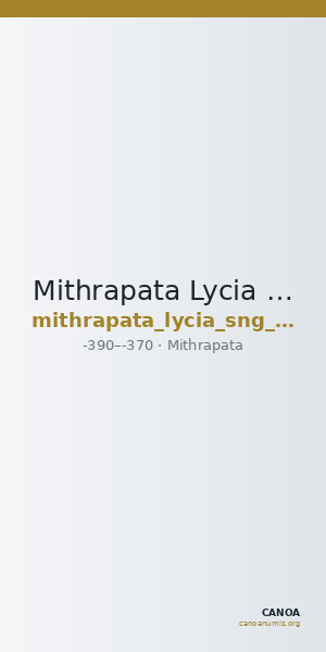Mithrapata Lycia SNG Copenhagen 28 — CANOA