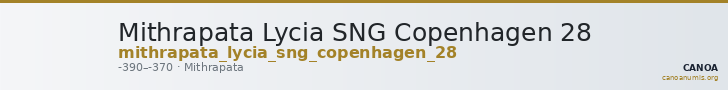 Mithrapata Lycia SNG Copenhagen 28 — CANOA
