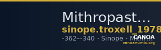 Mithropastes Sinope Troxell 1978 18-19 — CANOA