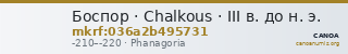 Боспор · Chalkous · III в. до н. э. — CANOA
