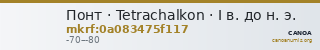 Понт · Tetrachalkon · I в. до н. э. — CANOA