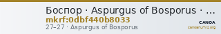 Боспор · Aspurgus of Bosporus · Stater · I в. — CANOA