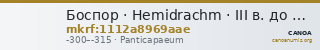 Боспор · Hemidrachm · III в. до н. э. — CANOA