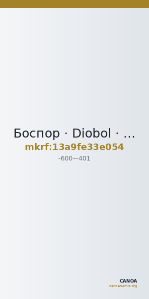 Боспор · Diobol · VI в. до н. э. — CANOA