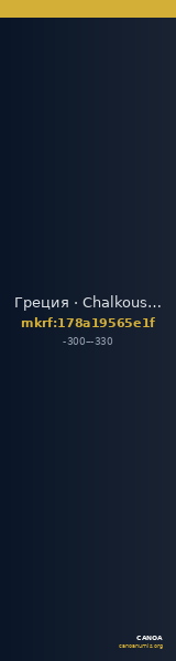 Греция · Chalkous · III в. до н. э. — CANOA
