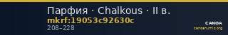 Парфия · Chalkous · II в. — CANOA