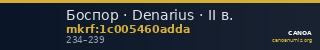 Боспор · Denarius · II в. — CANOA