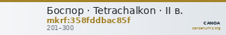 Боспор · Tetrachalkon · II в. — CANOA