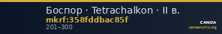 Боспор · Tetrachalkon · II в. — CANOA