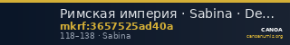 Римская империя · Sabina · Denarius · I в. — CANOA