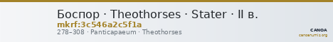 Боспор · Theothorses · Stater · II в. — CANOA