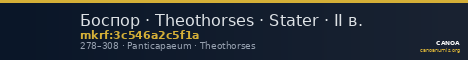 Боспор · Theothorses · Stater · II в. — CANOA