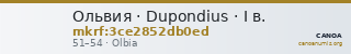 Ольвия · Dupondius · I в. — CANOA