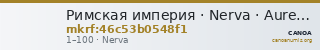 Римская империя · Nerva · Aureus · I в. — CANOA