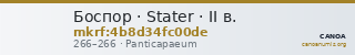 Боспор · Stater · II в. — CANOA