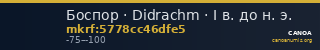 Боспор · Didrachm · I в. до н. э. — CANOA
