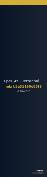 Греция · Tetrachalkon · III в. до н. э. — CANOA