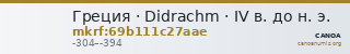 Греция · Didrachm · IV в. до н. э. — CANOA