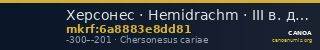 Херсонес · Hemidrachm · III в. до н. э. — CANOA