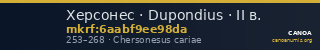 Херсонес · Dupondius · II в. — CANOA