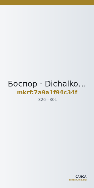 Боспор · Dichalkon · IV в. до н. э. — CANOA