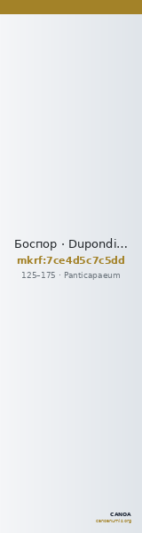 Боспор · Dupondius · I в. — CANOA