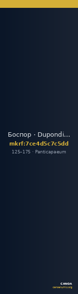 Боспор · Dupondius · I в. — CANOA