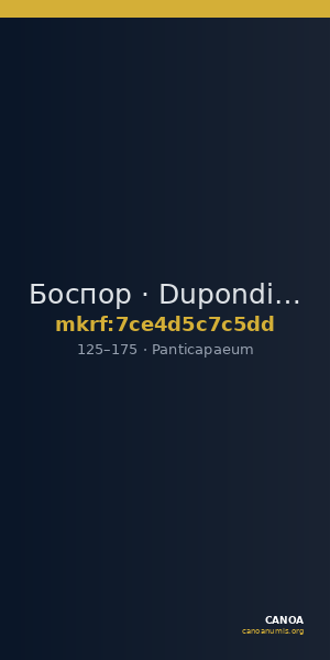 Боспор · Dupondius · I в. — CANOA