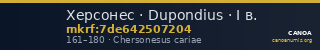 Херсонес · Dupondius · I в. — CANOA
