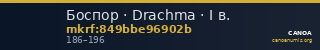 Боспор · Drachma · I в. — CANOA