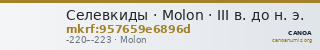 Селевкиды · Molon · III в. до н. э. — CANOA