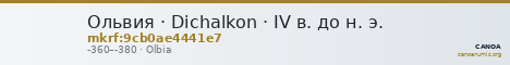 Ольвия · Dichalkon · IV в. до н. э. — CANOA