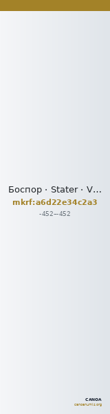 Боспор · Stater · V в. до н. э. — CANOA