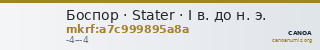 Боспор · Stater · I в. до н. э. — CANOA