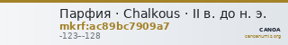 Парфия · Chalkous · II в. до н. э. — CANOA