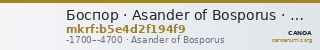 Боспор · Asander of Bosporus · Obol · XVII в. до н. э. — CANOA